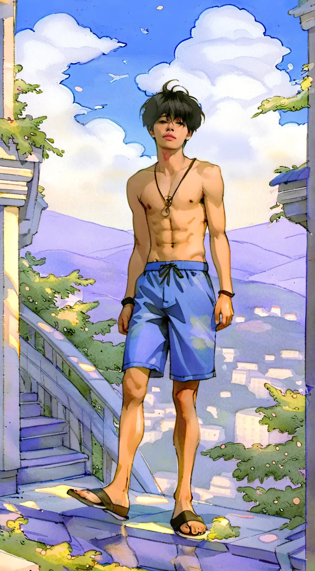 ai character: Carter background