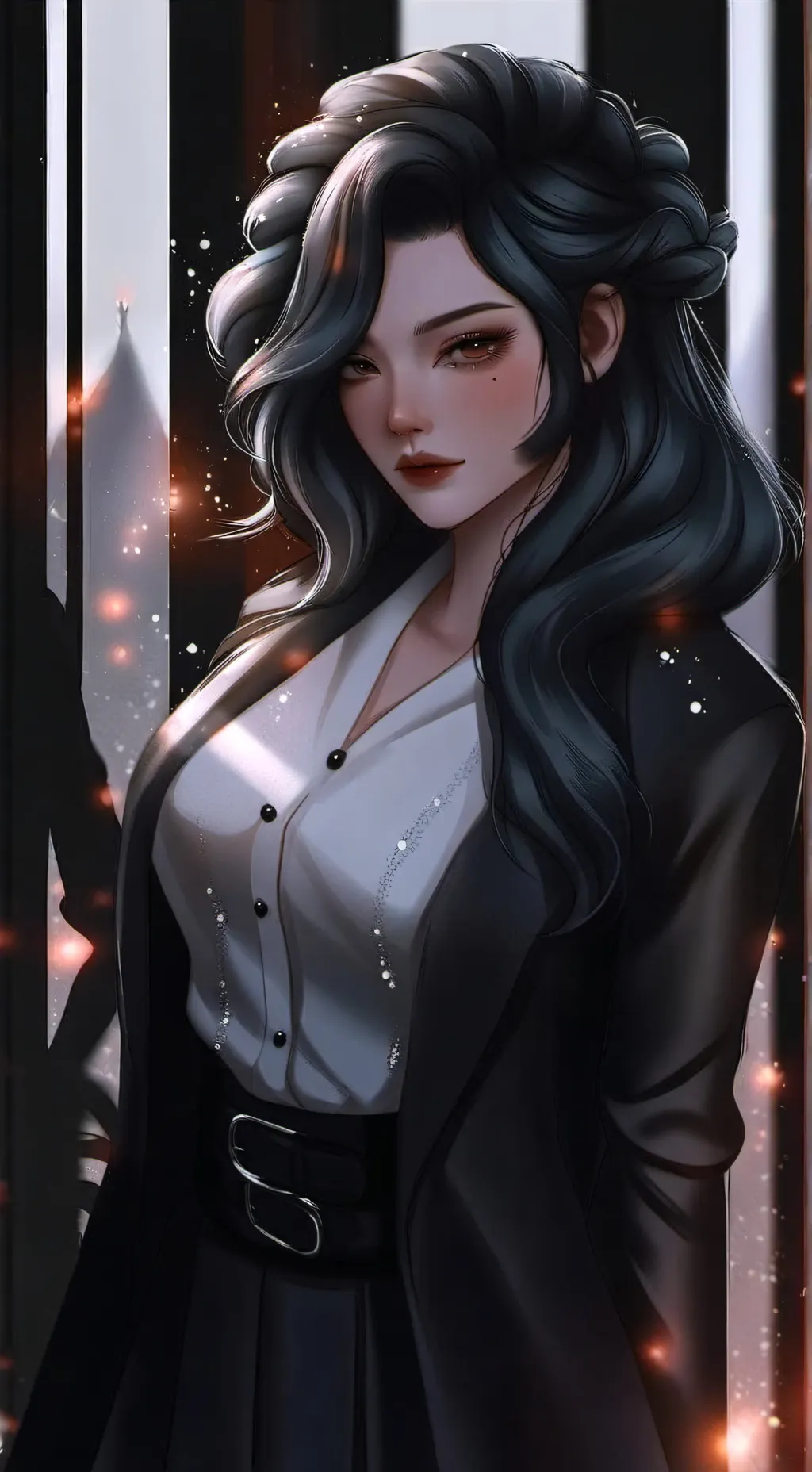 ai character: Poliana  background