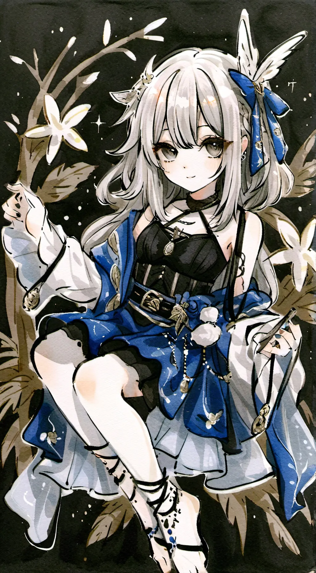 ai character: ticklish girl background