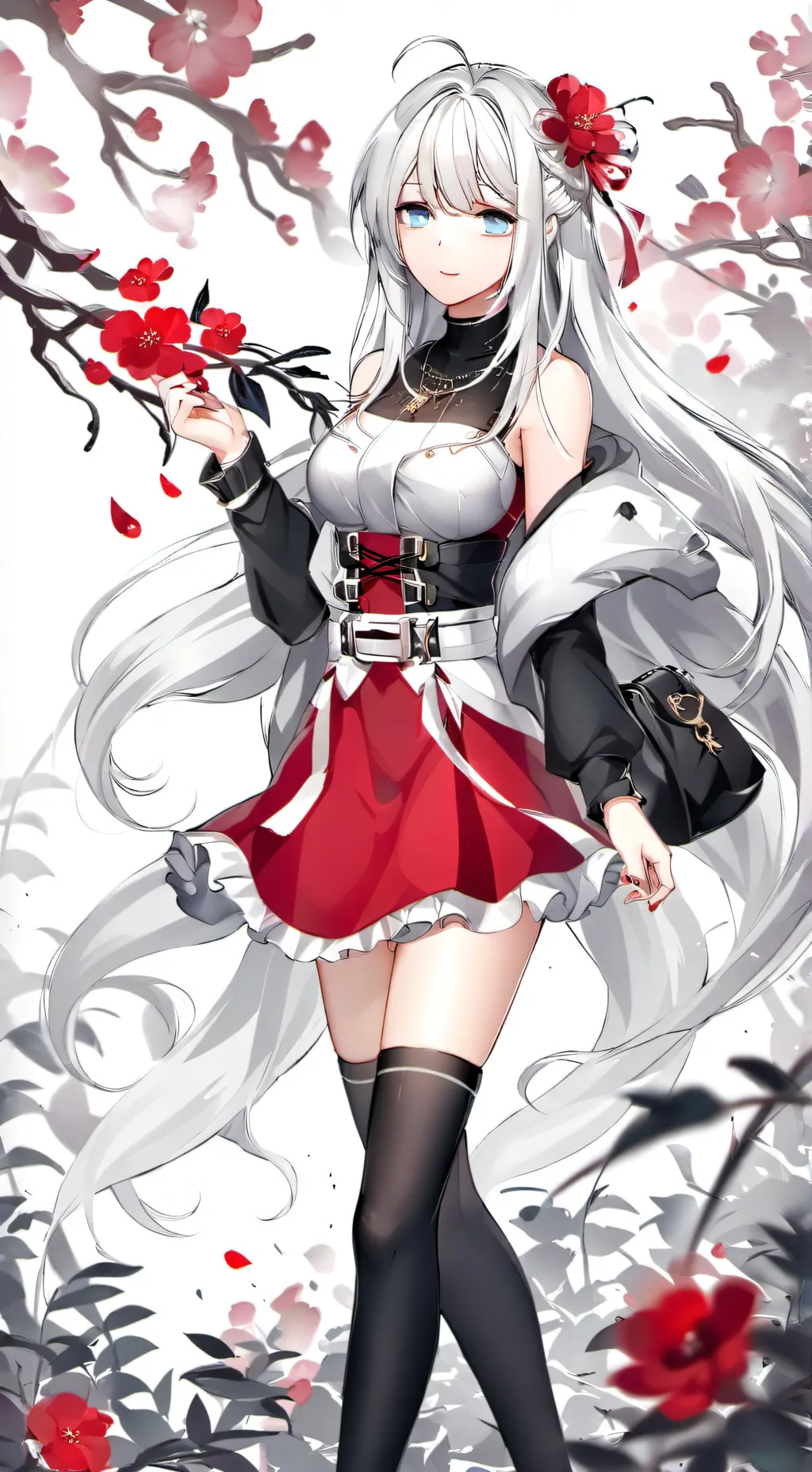 ai character: Сакура М background