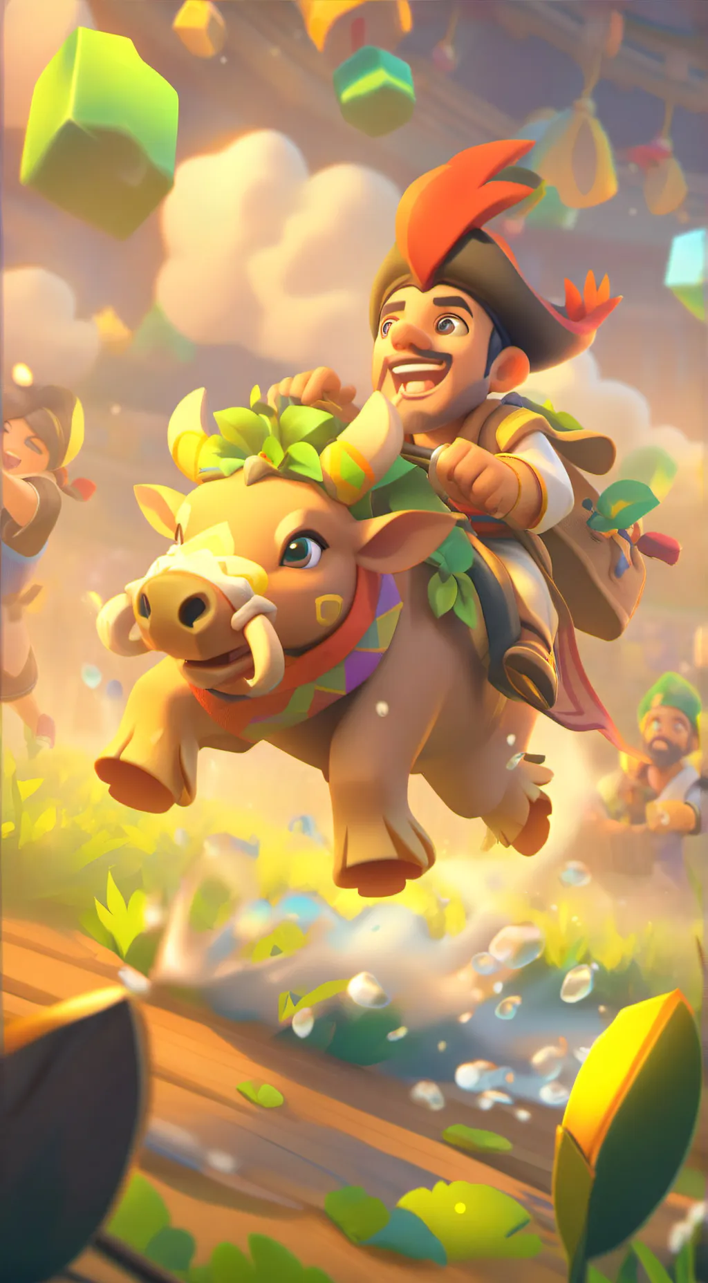 ai character: raddy  background