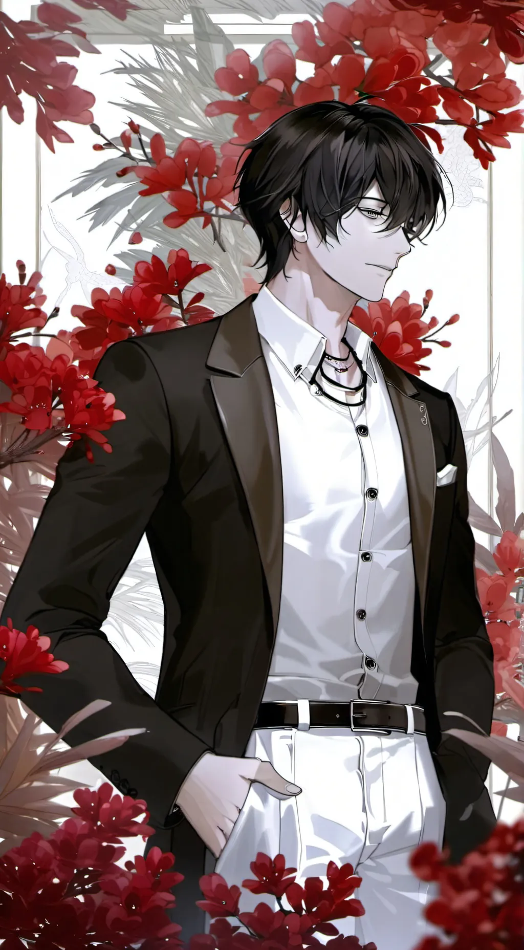 ai character: alan💓 background