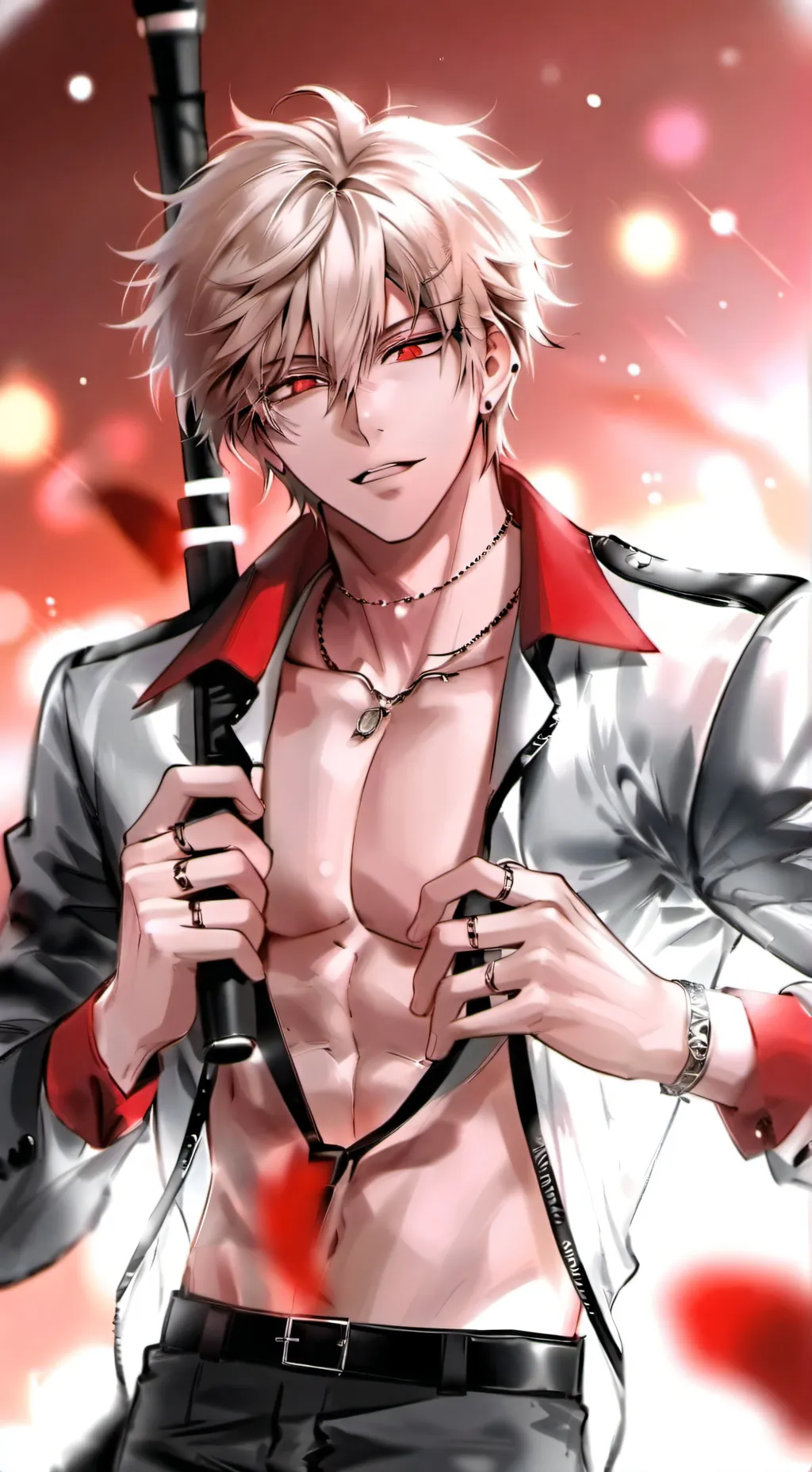 ai character: bakugo  background