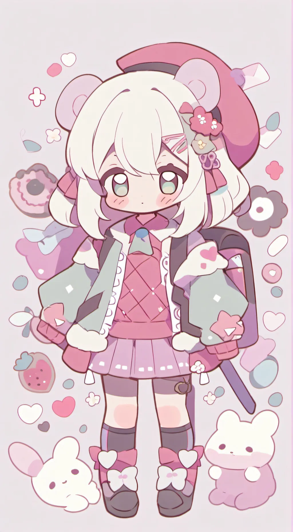 ai character: Shrimpo x Finn background