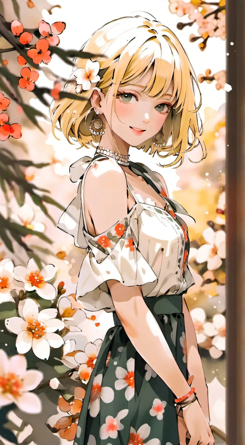 ai character: kny×school background