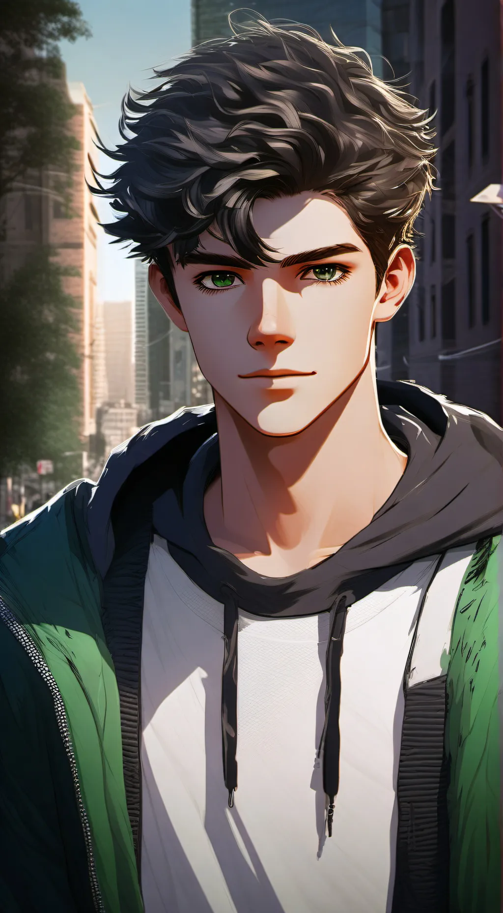 ai character: Zane Mcgomentgery background