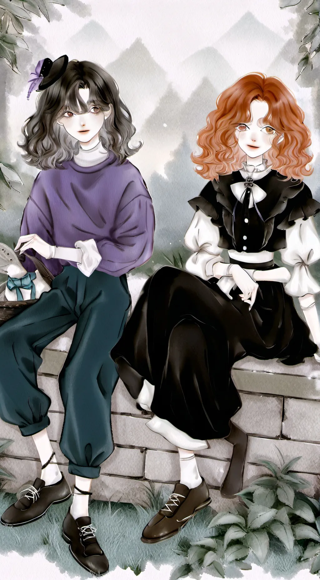 ai character: Milly and Molly background