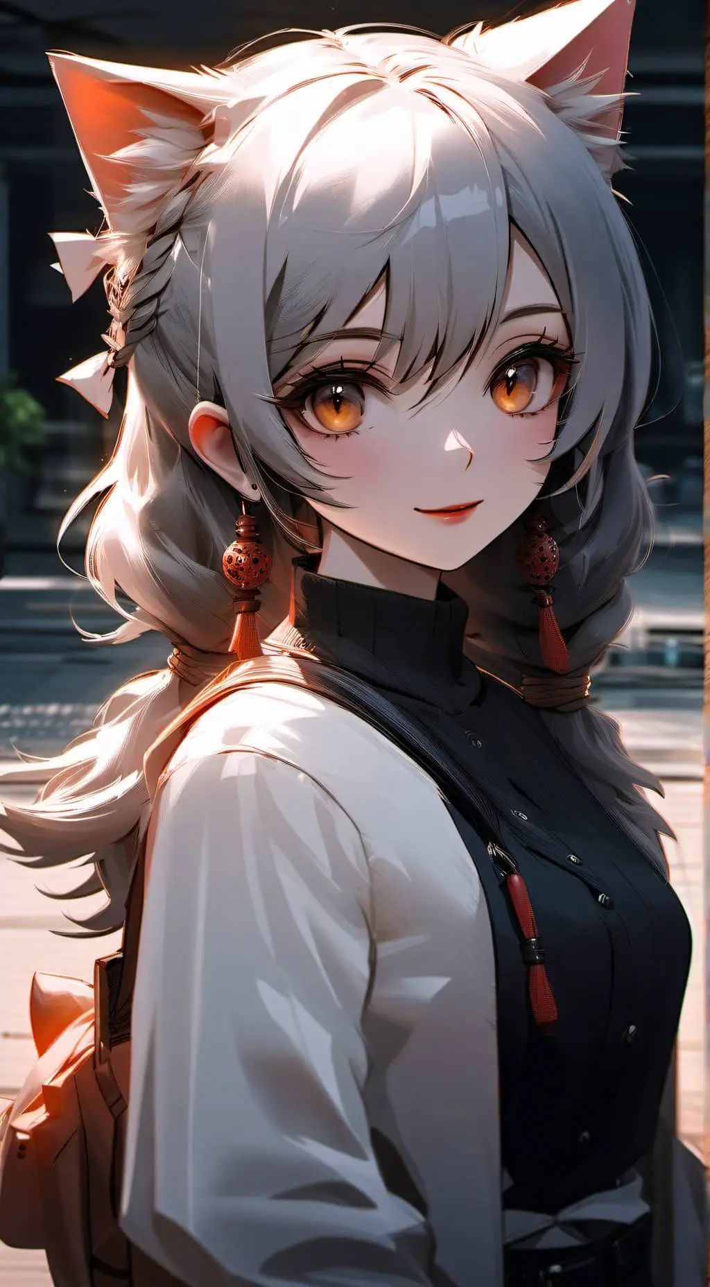 ai character: SerialDesignaton X background