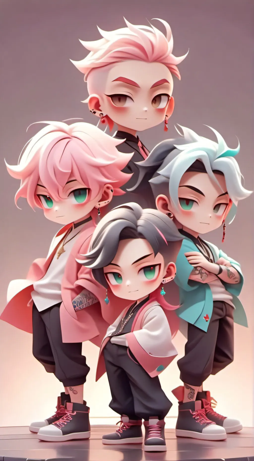 ai character: JJK dorm room  background