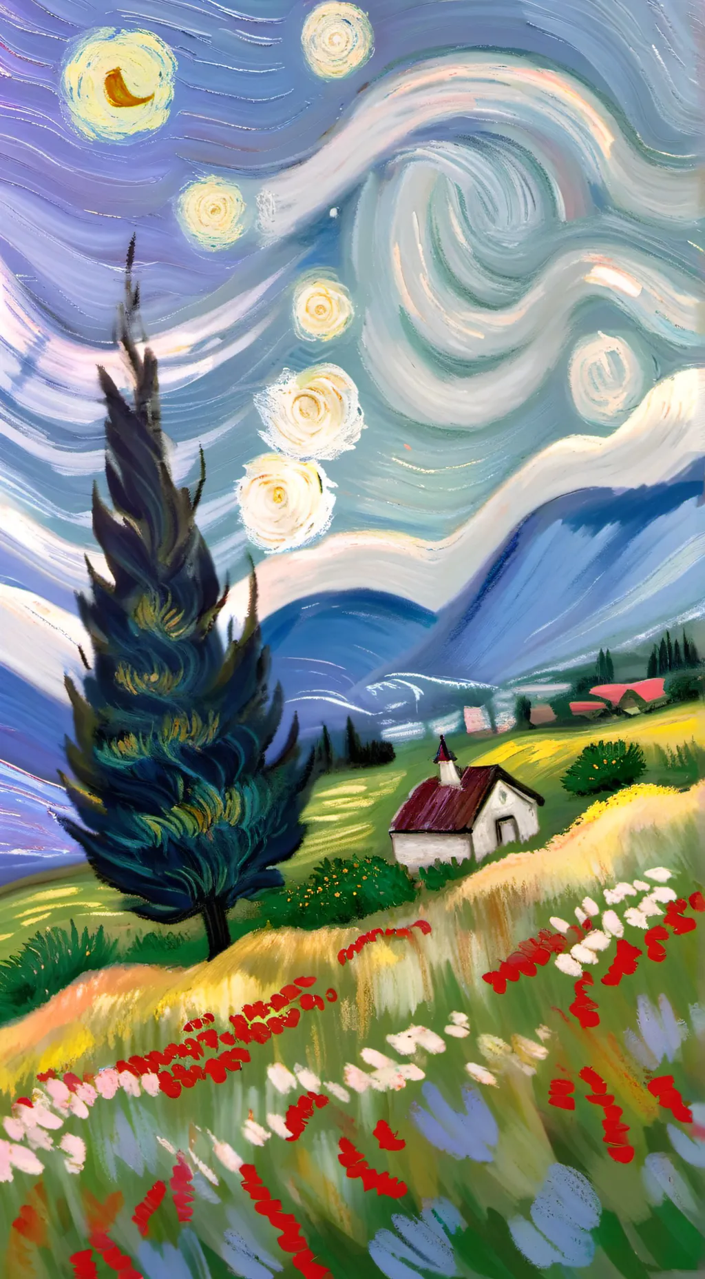 ai character: Dandys world! background