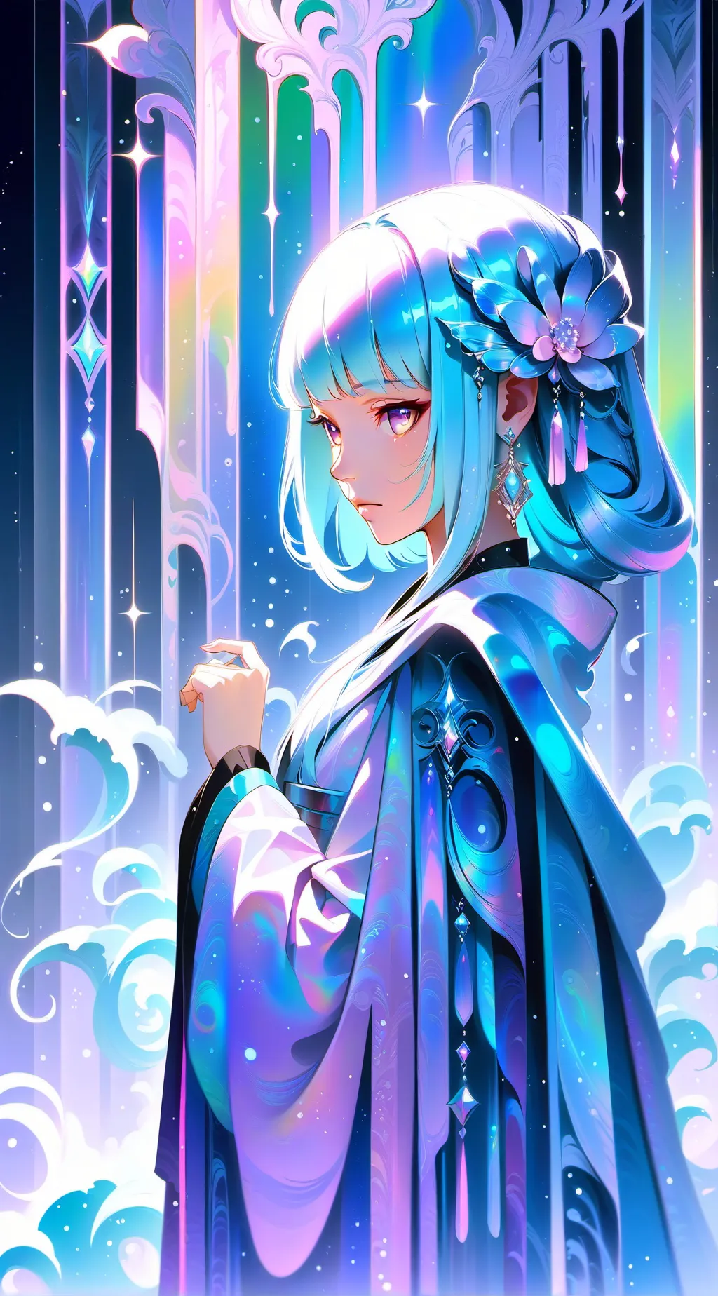 ai character: Mara Miyami  background