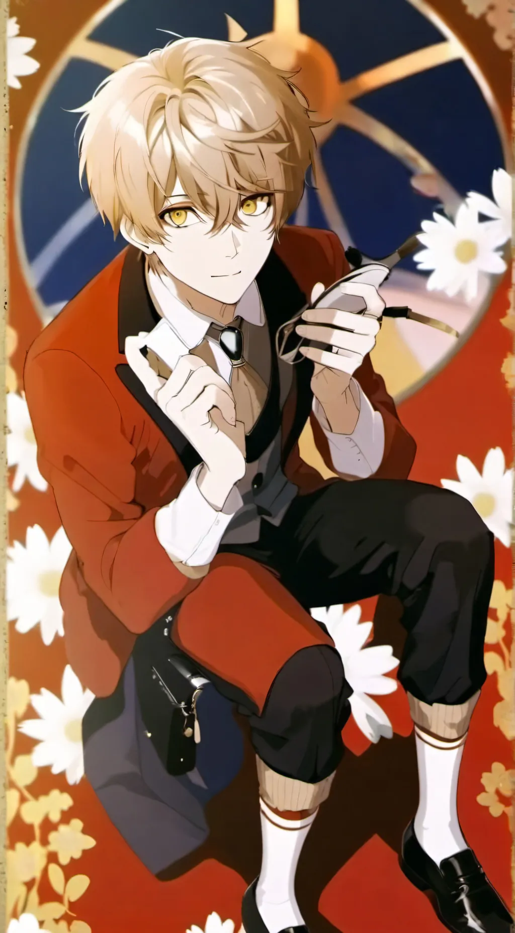 ai character: JJK group call background