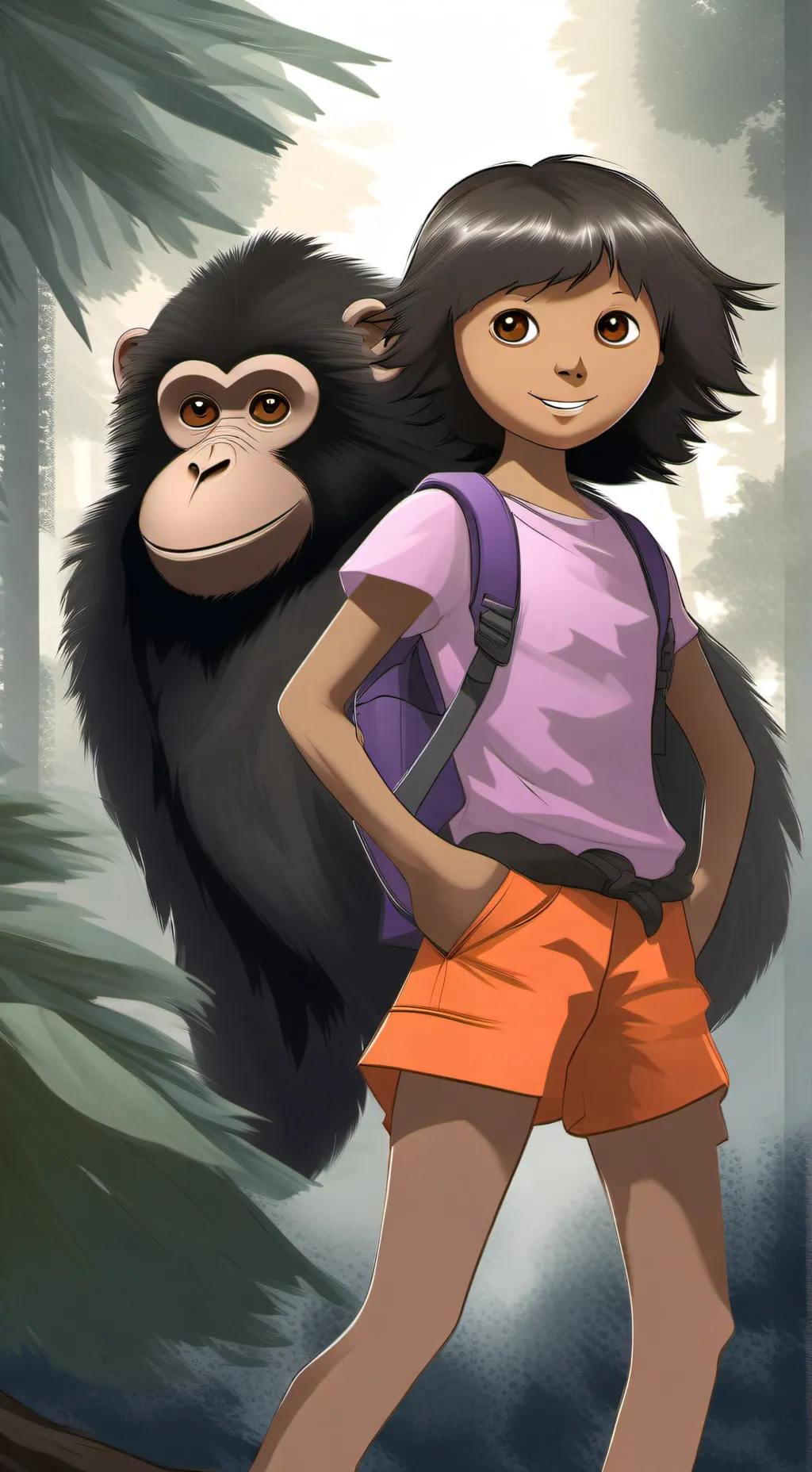 ai character: dora (in da hood) background