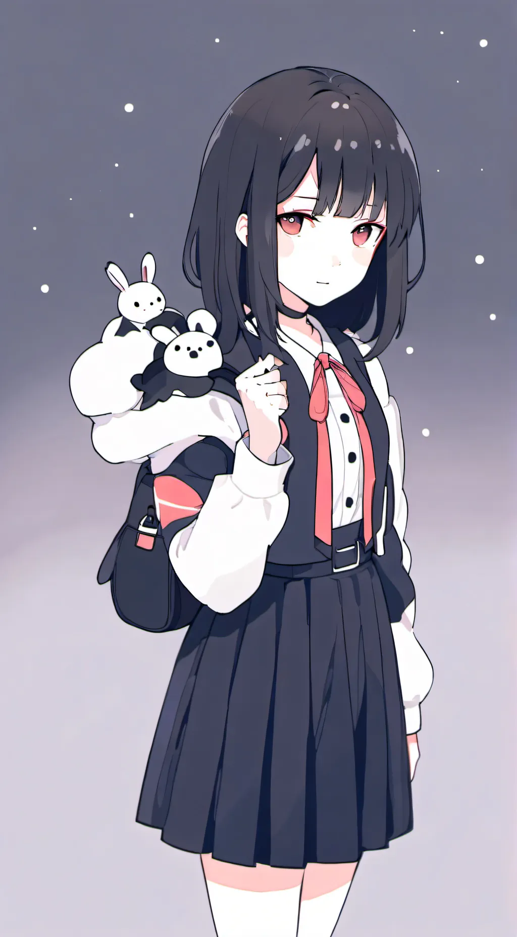 ai character: Ники  background