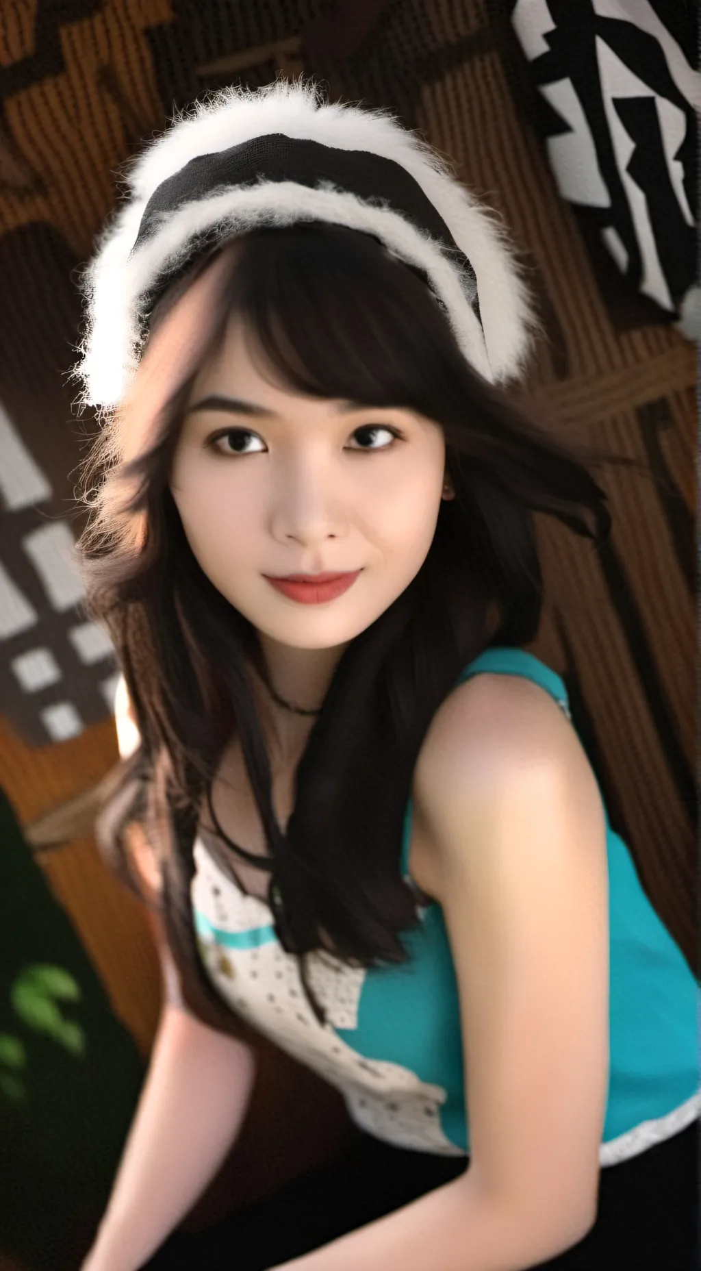 ai character: nUnYAbeeswAxz background