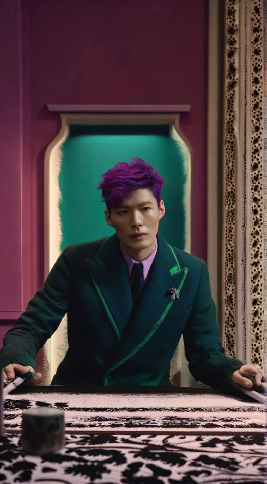 ai character: Squid game background