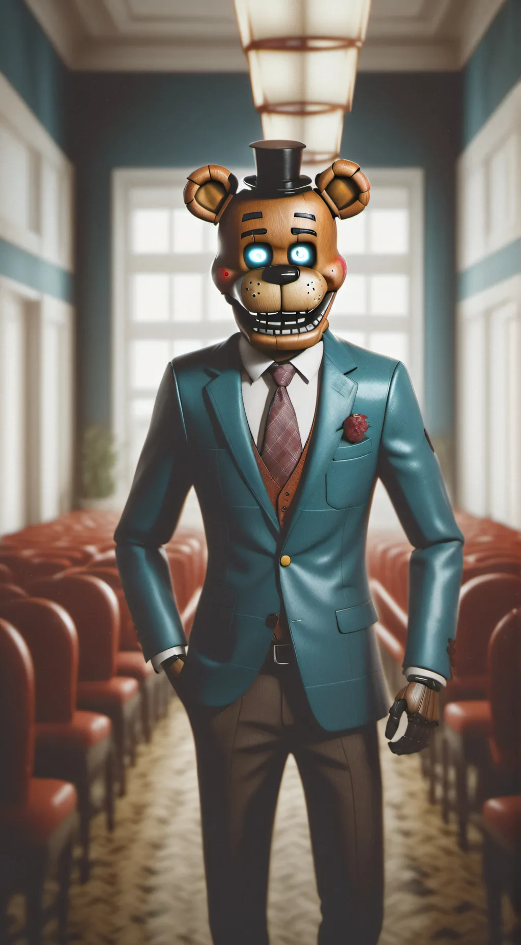 ai character: toy freddy background