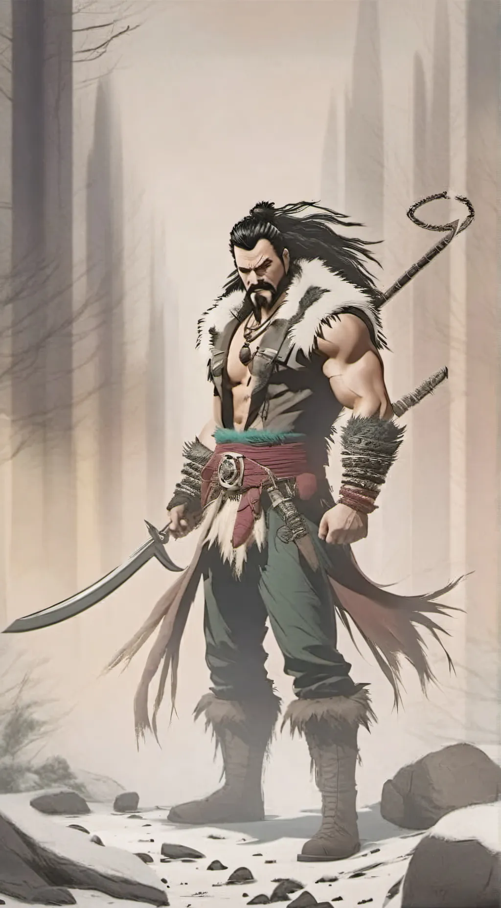 ai character: Kraven  background
