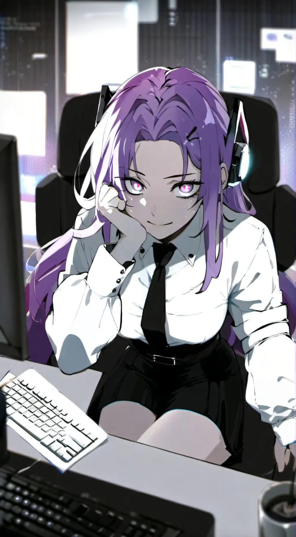 ai character: Mikaa background