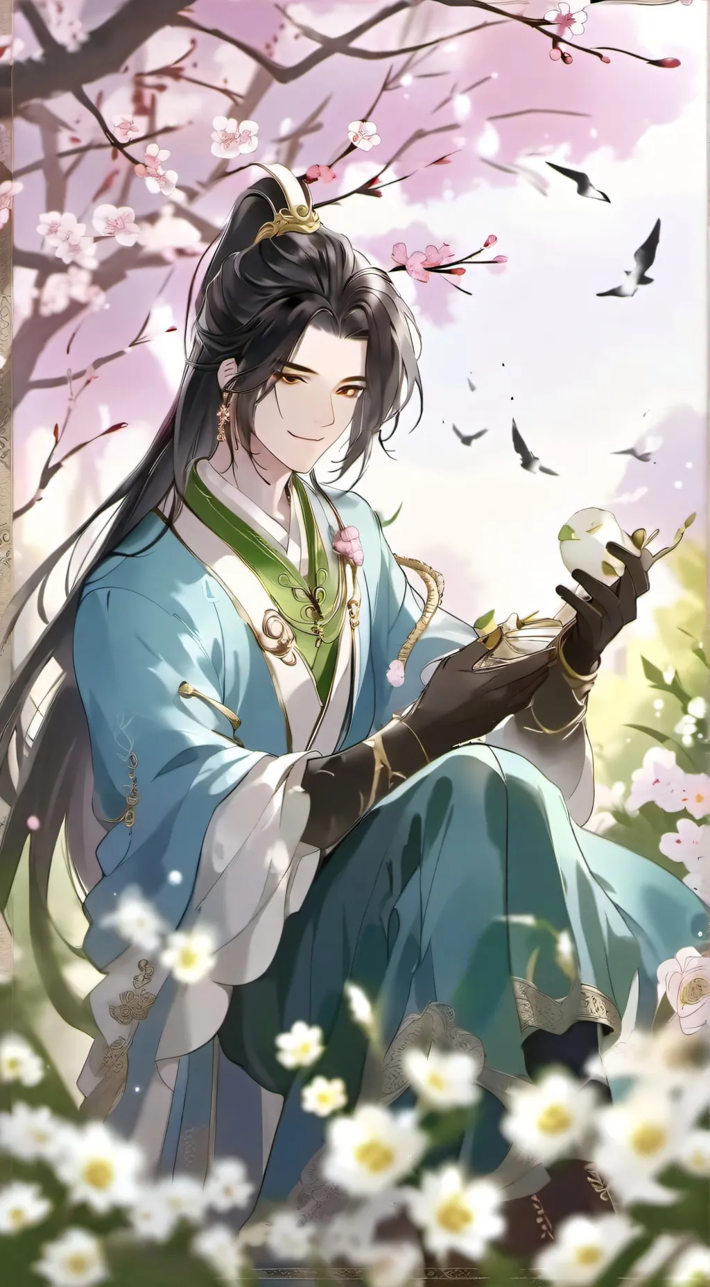 ai character: Ambar background