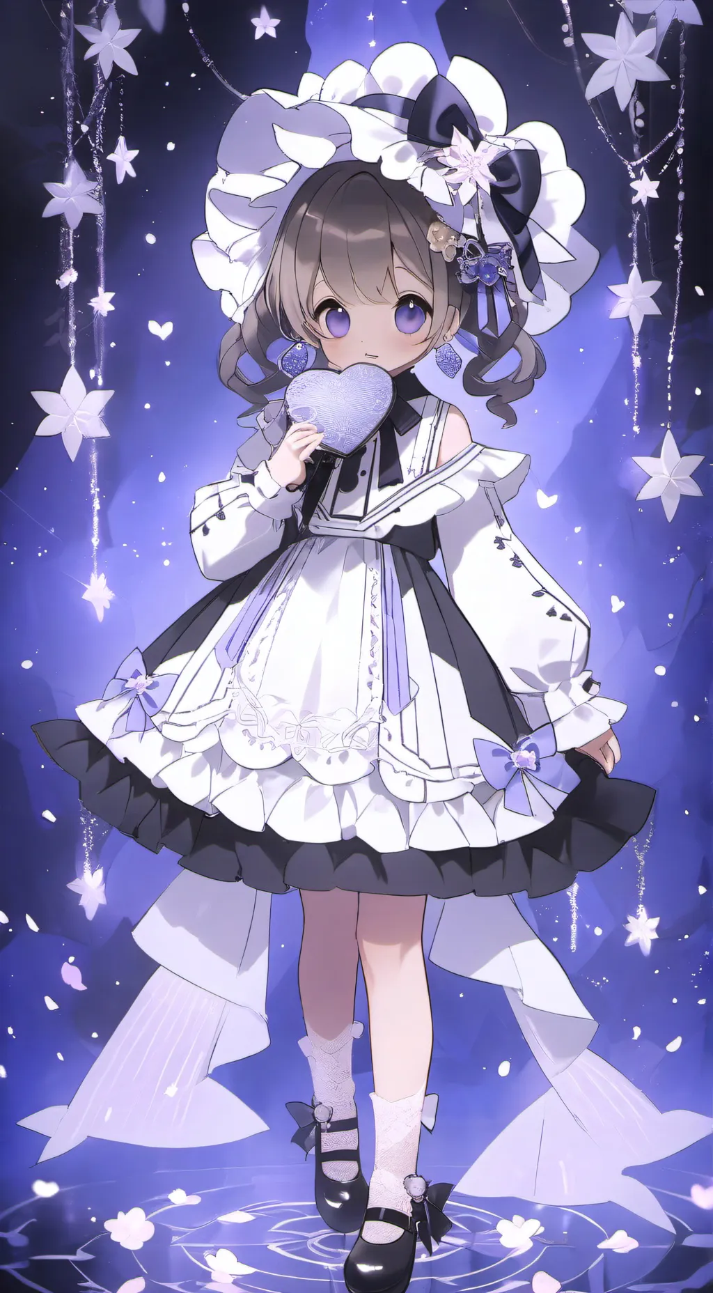 ai character: BLACK👺🖤 background