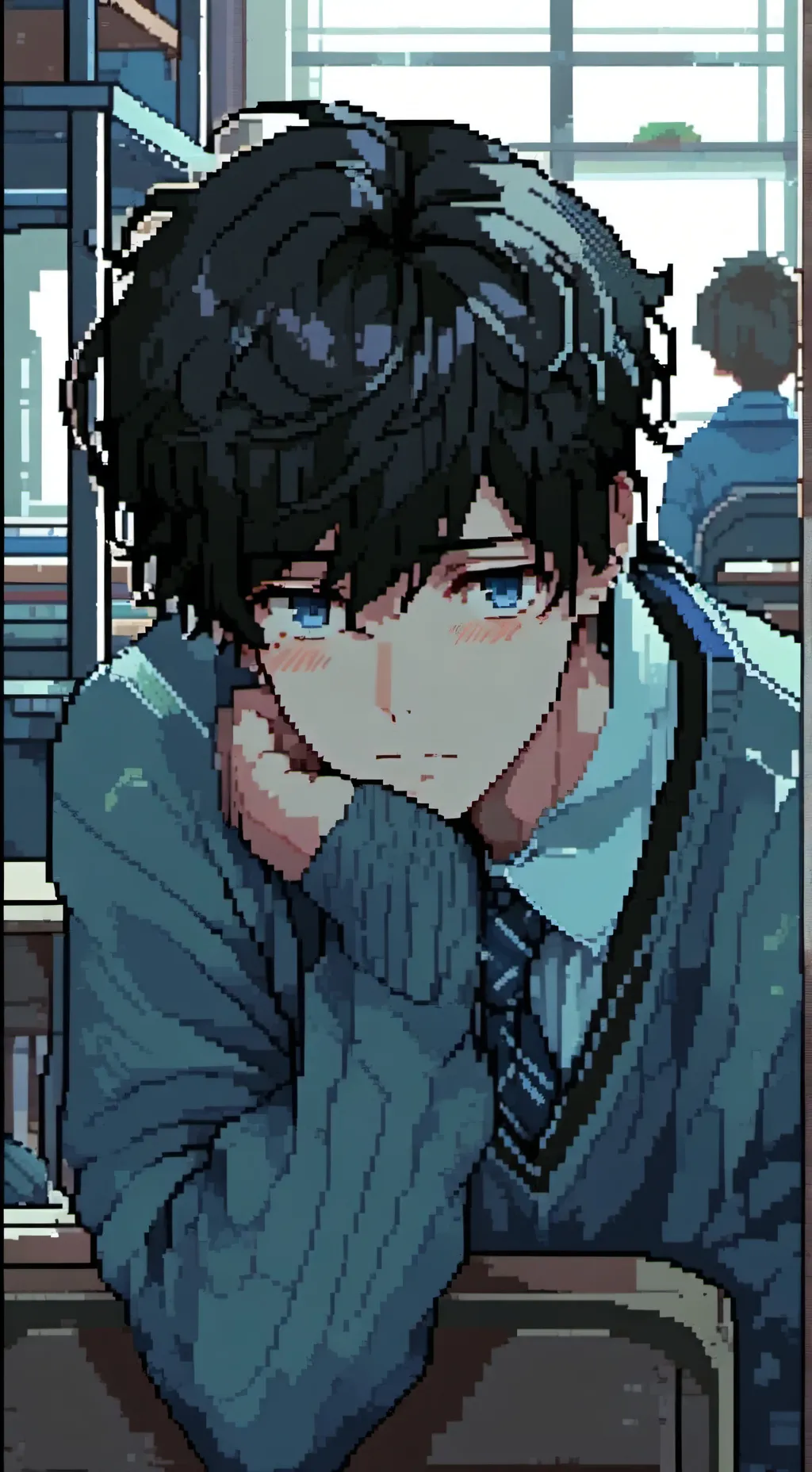 ai character: ⚫ Cassiel ⚫ background