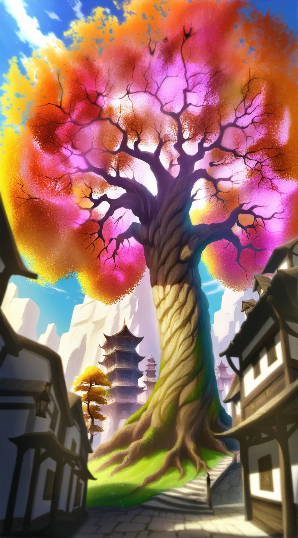 ai character: fantasy rpg background