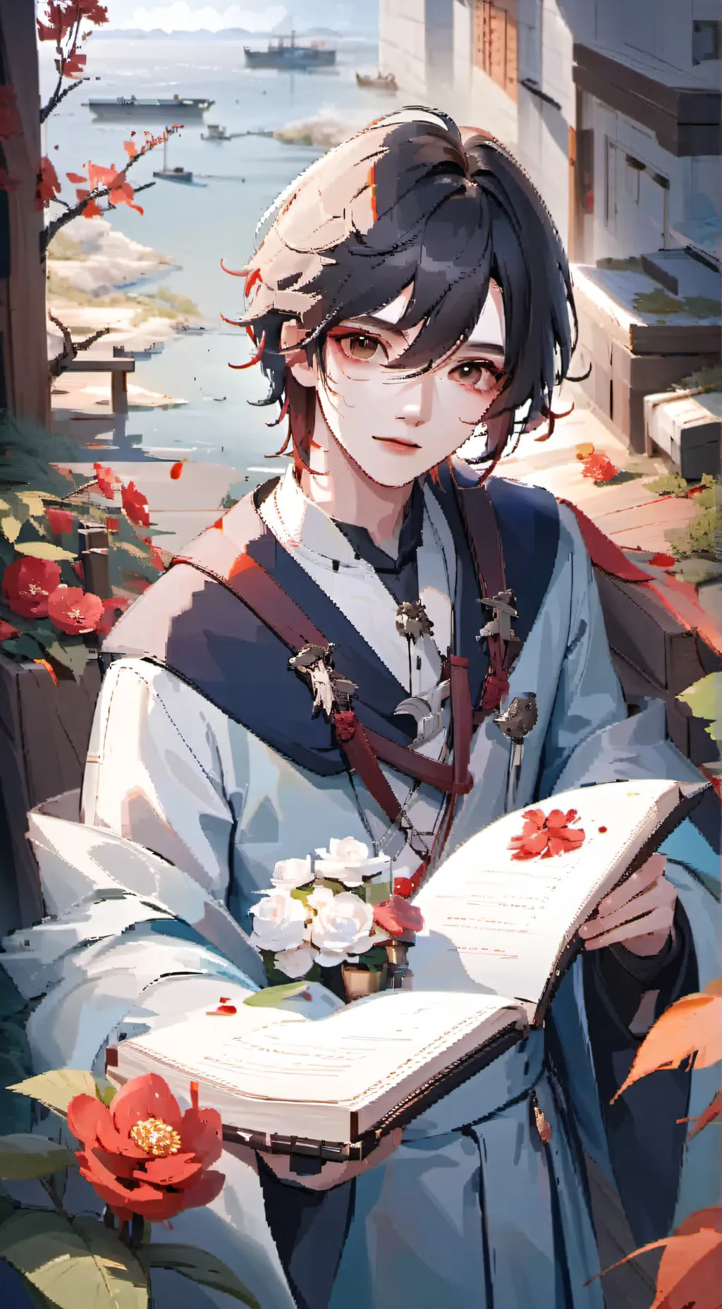 ai character: ♡•Alex•☆ background