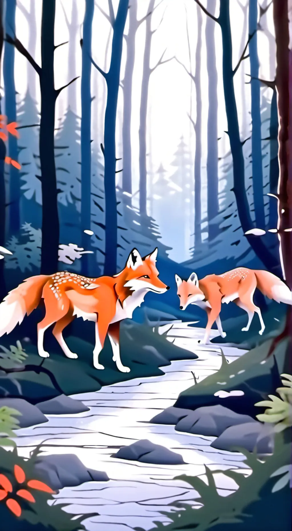 ai character: Forest background