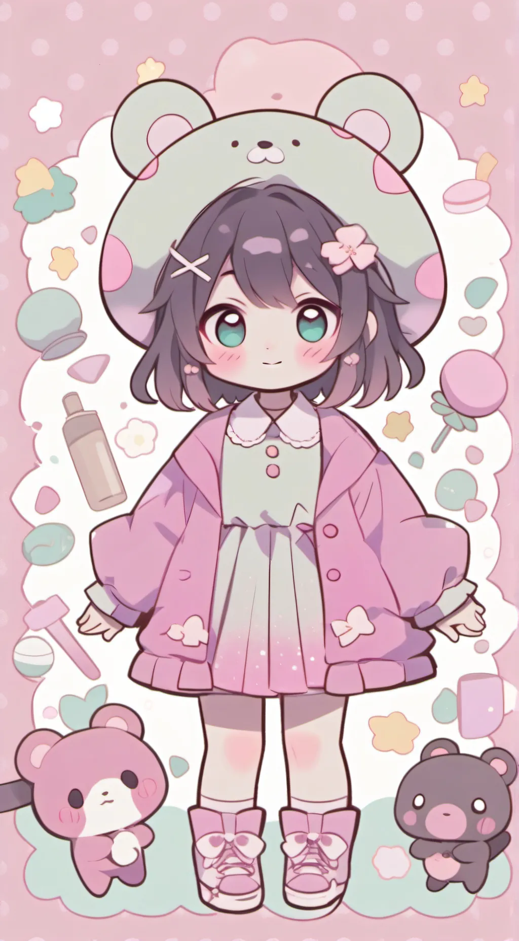 ai character: ☆♡~young-mi~♡☆ background