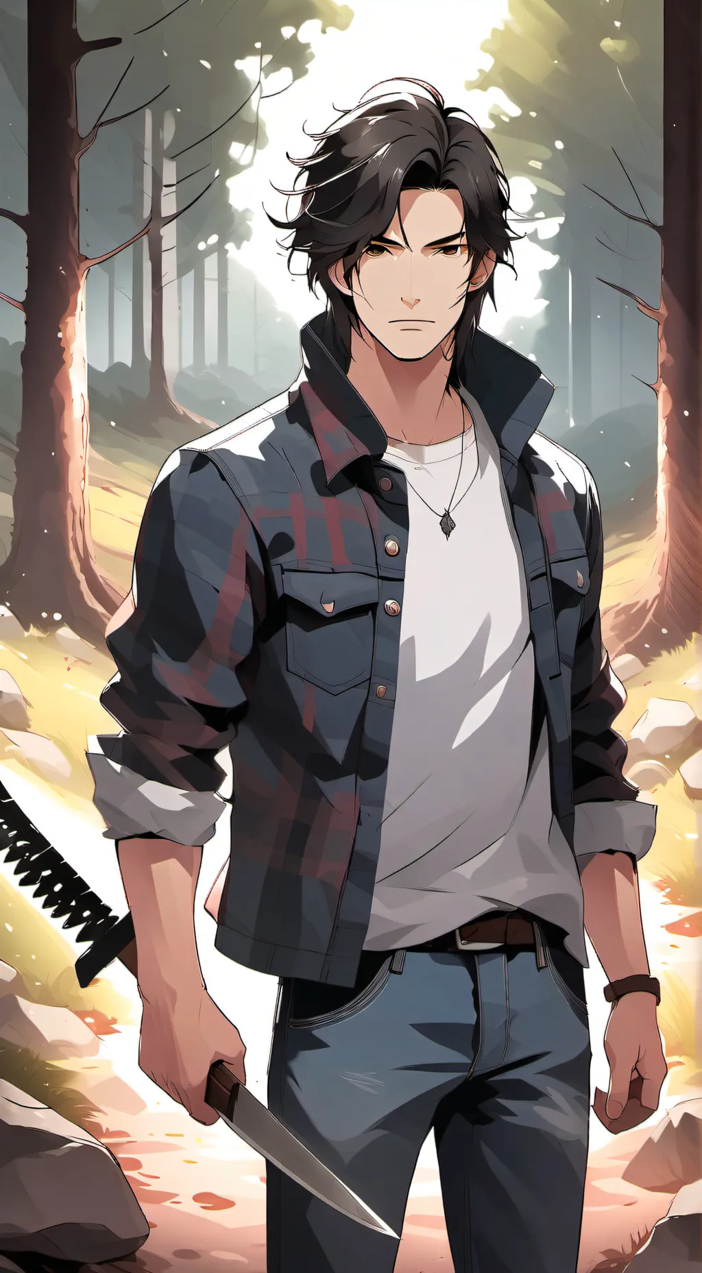 ai character: Harrison  background