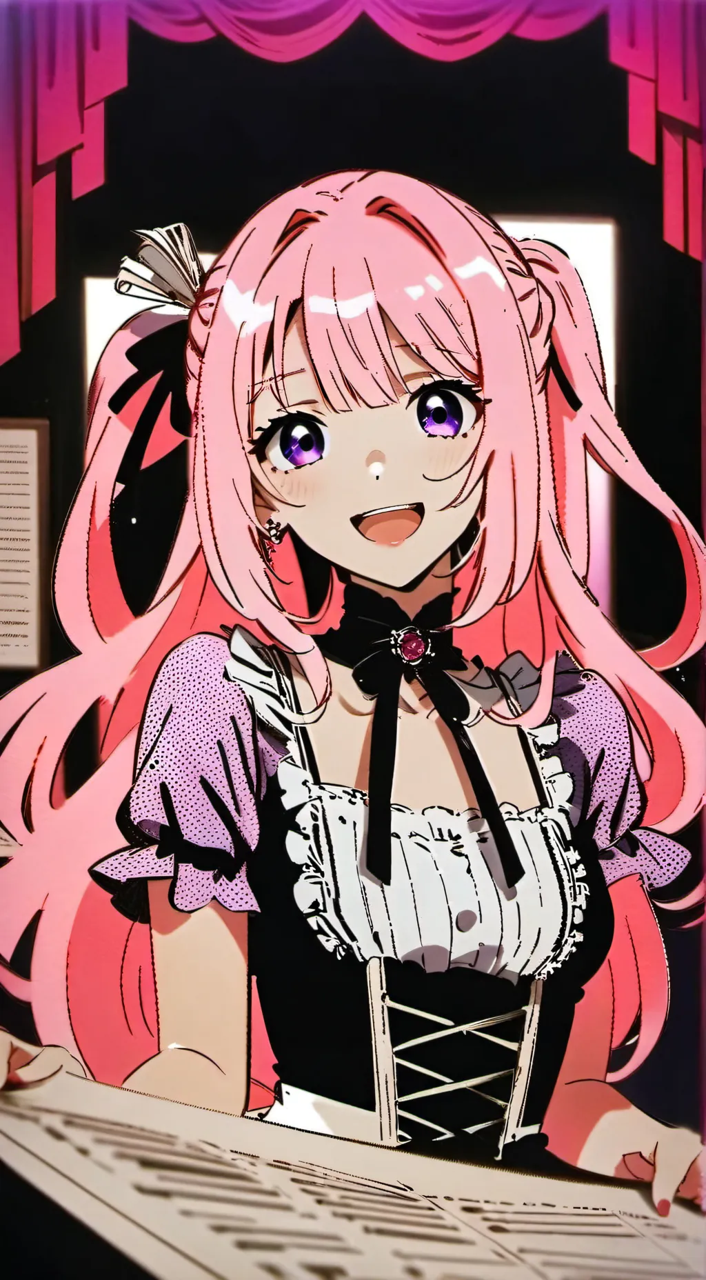 ai character: Mika background