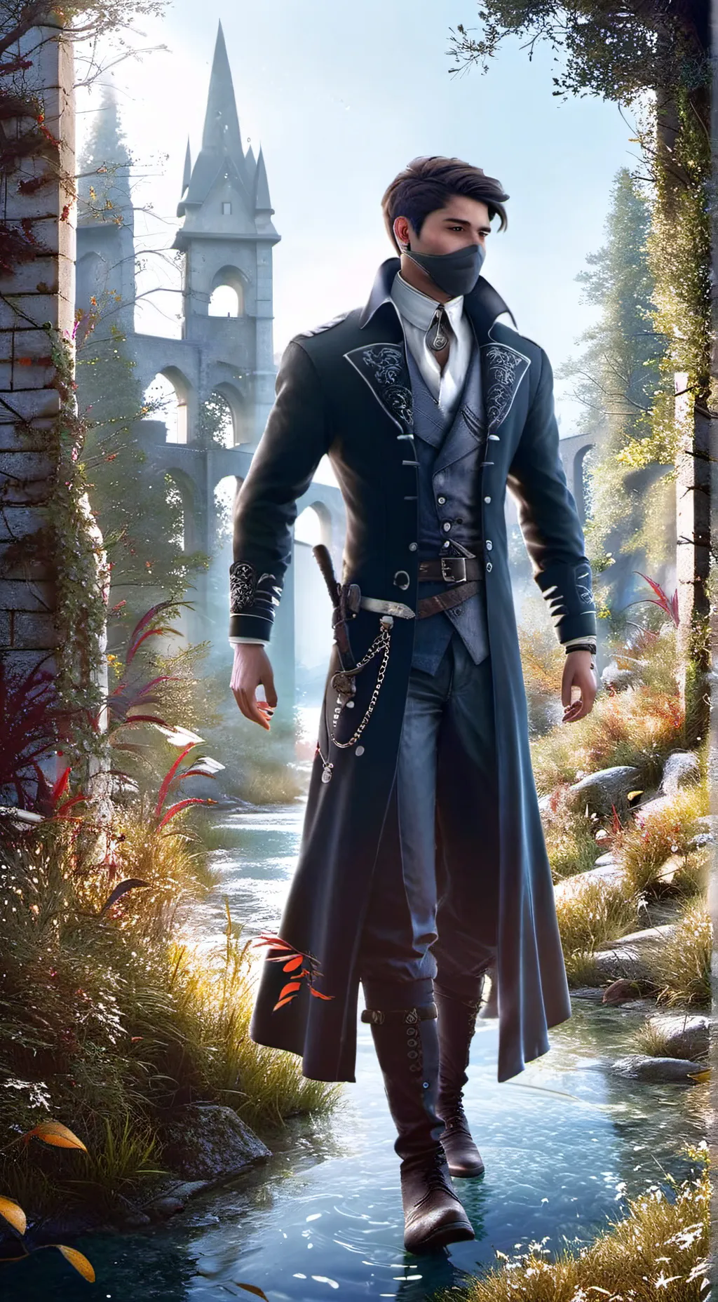 ai character: Michael  background