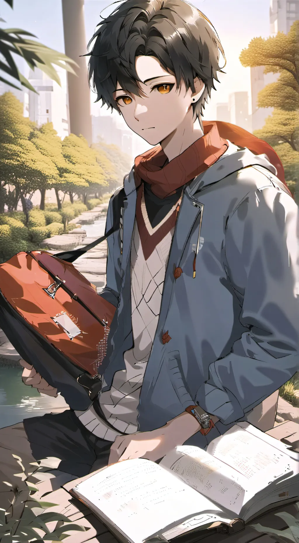 ai character: Noah  background