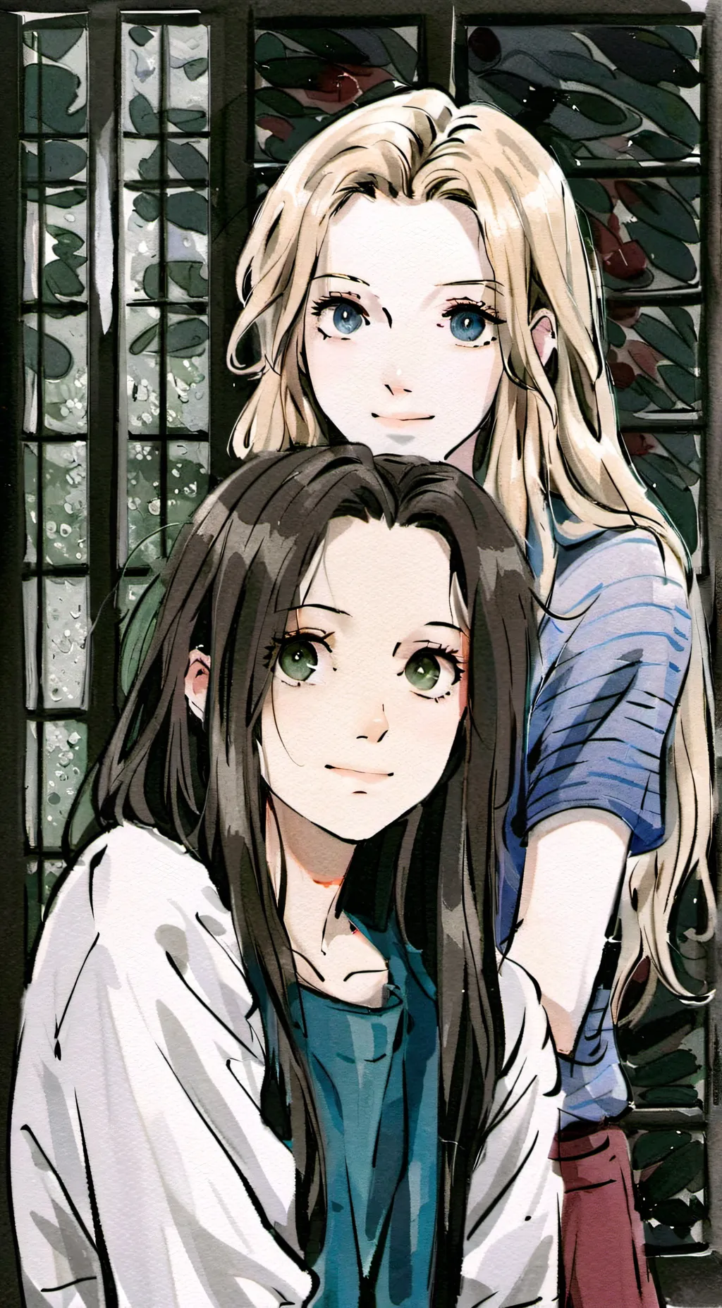 ai character: Lily and Nevada background