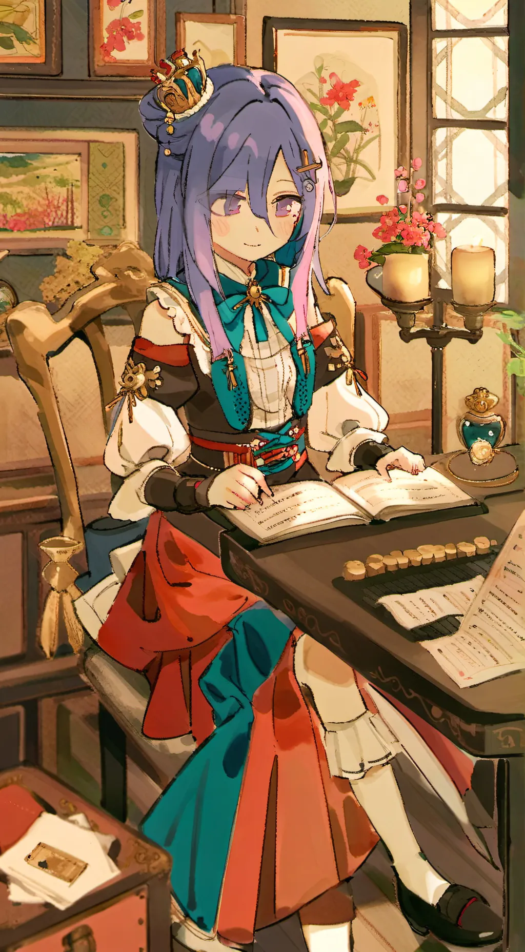 ai character: Axelia background