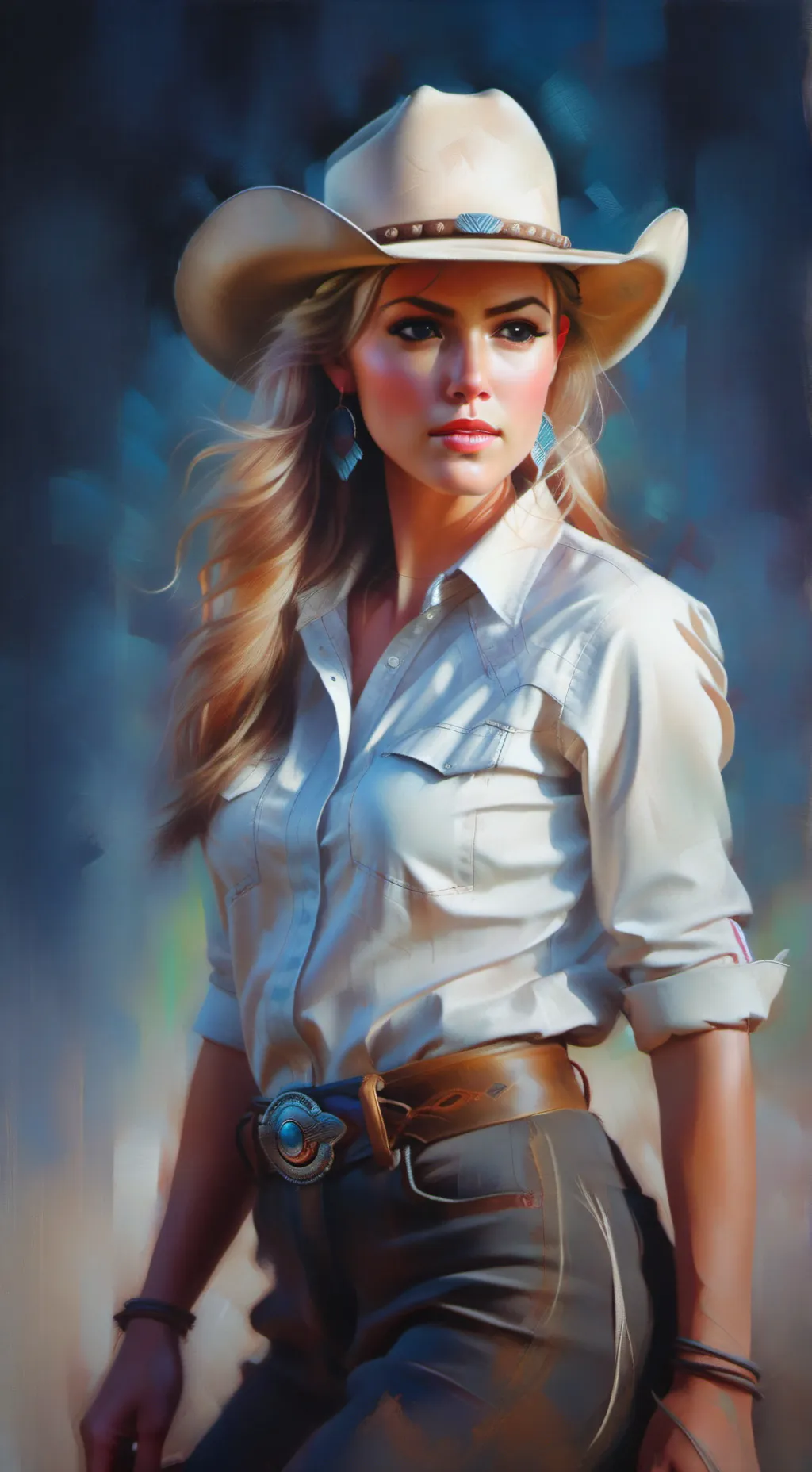 ai character: Heather  background