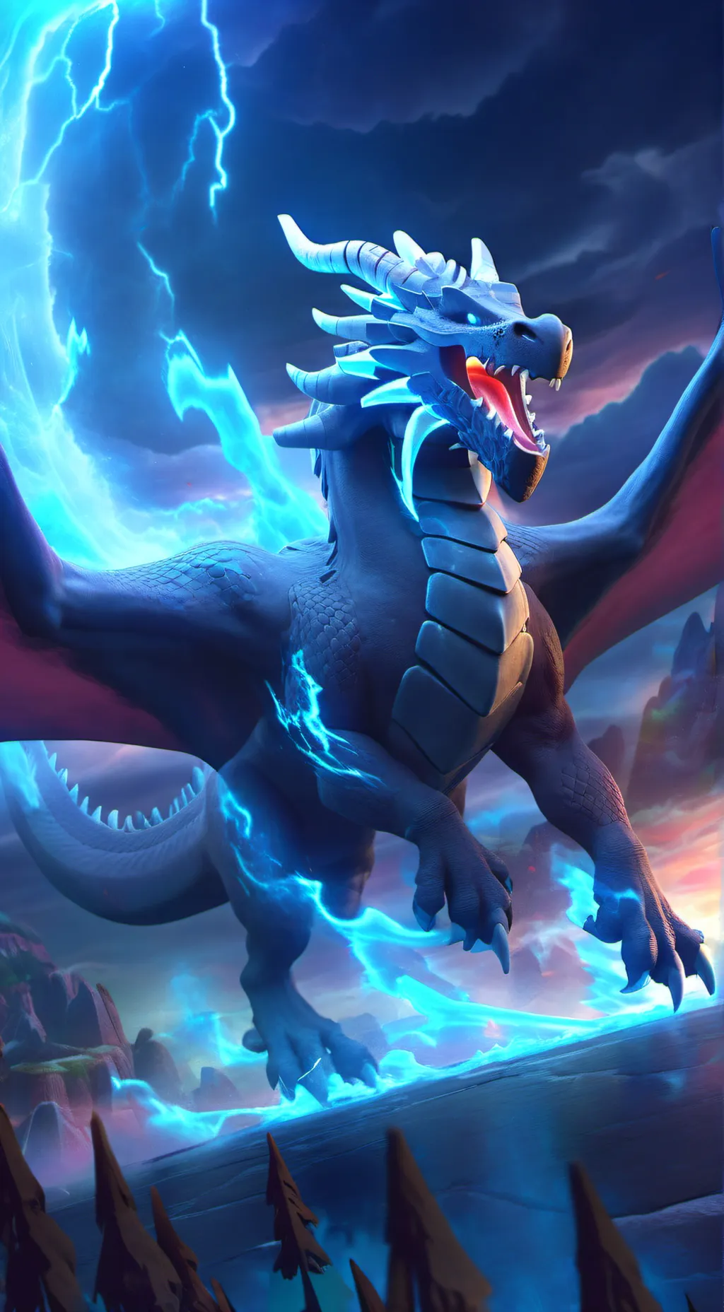 ai character: Thunder background