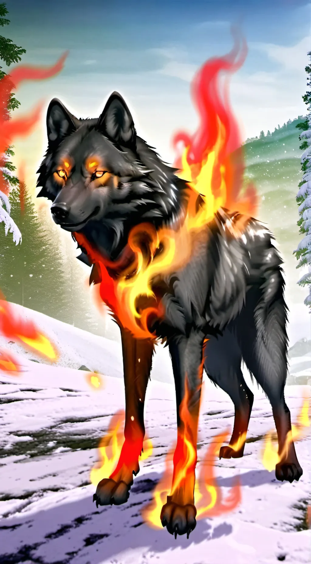 ai character: Tvd  background