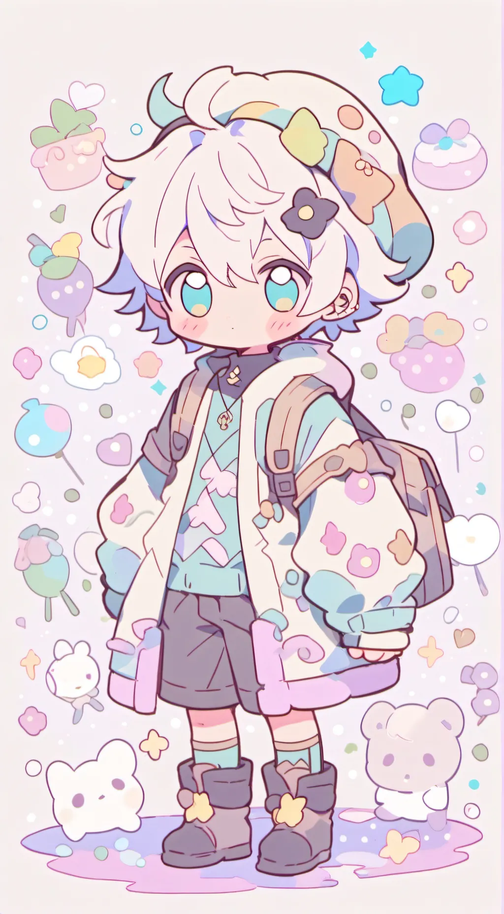 ai character: seu filho  background