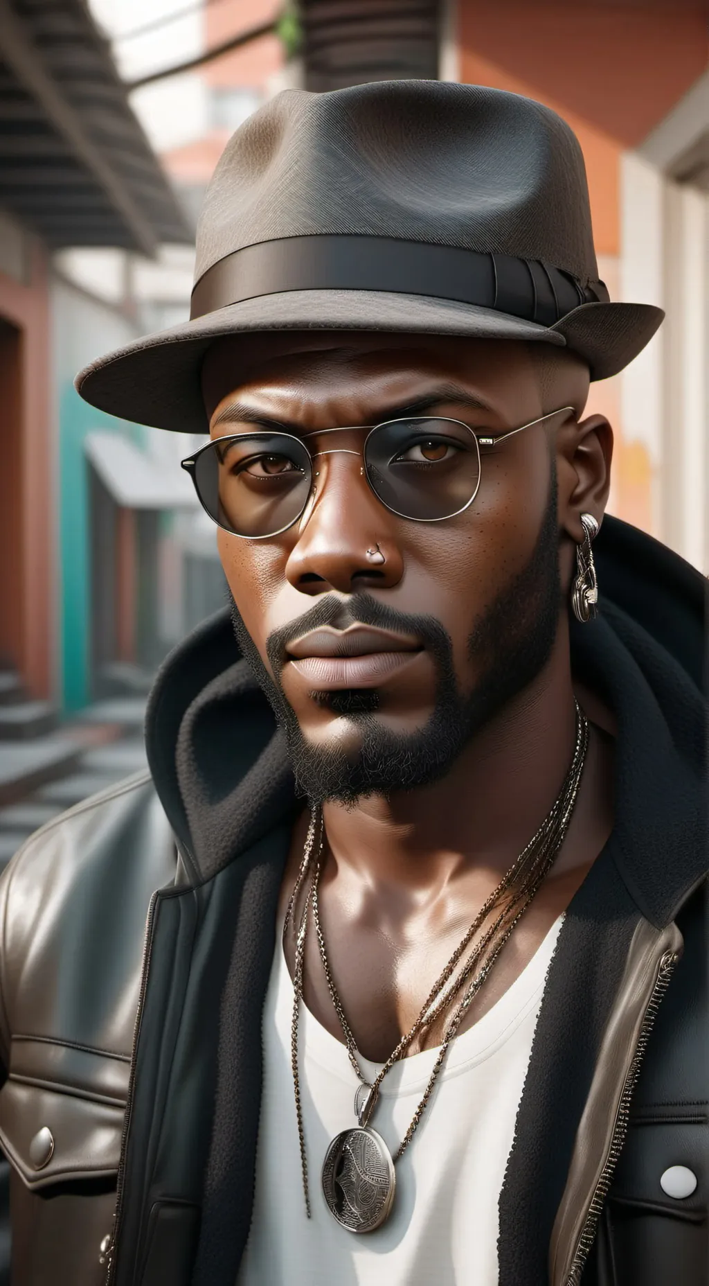 ai character: Leo background