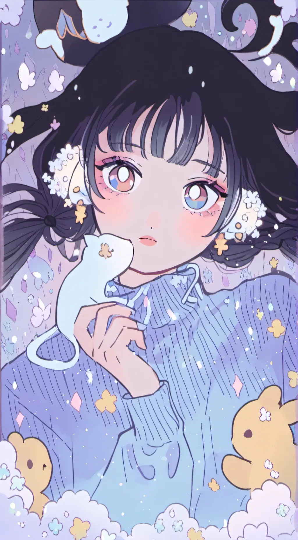 ai character: fun vee background