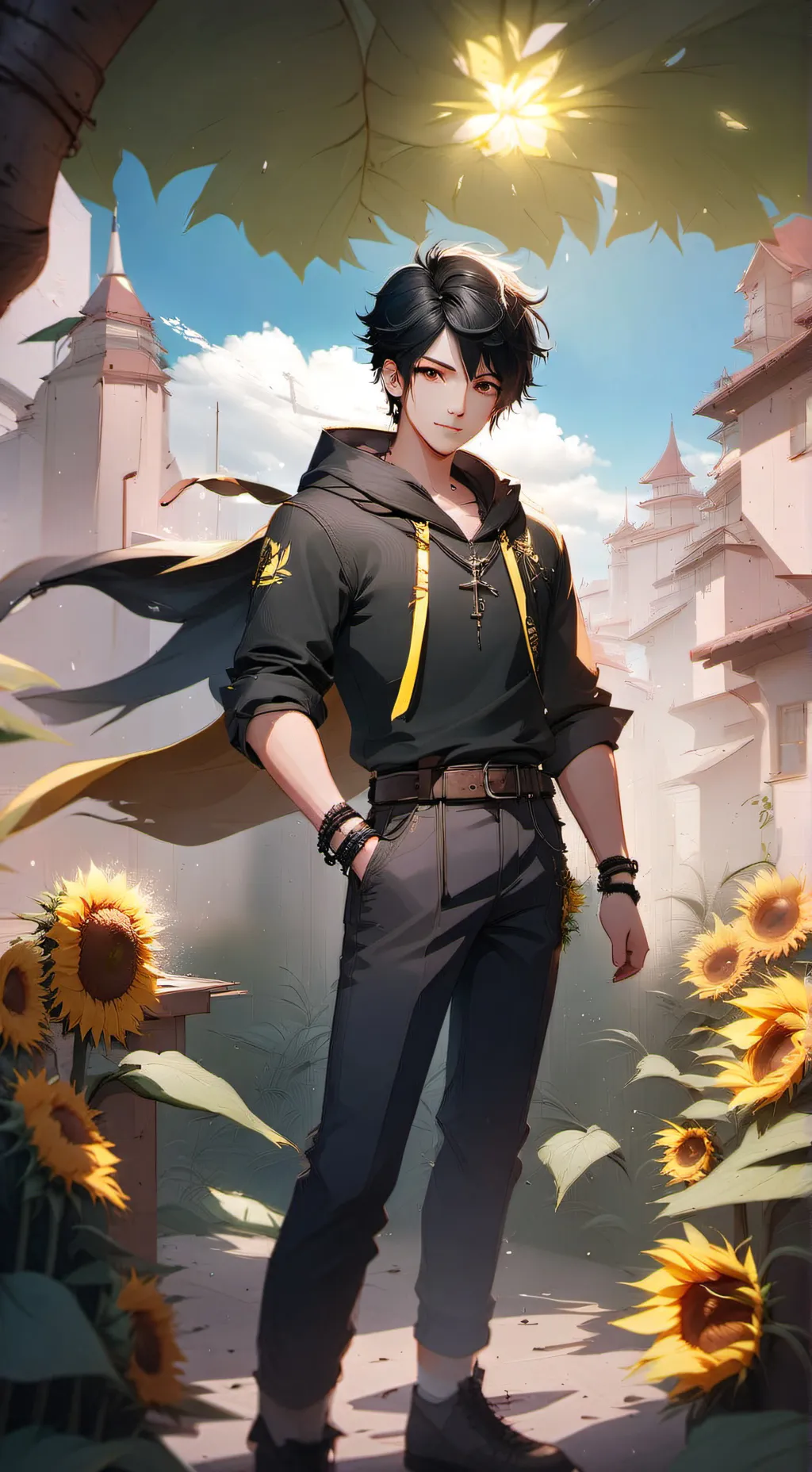 ai character: Leo (Leonardo) background