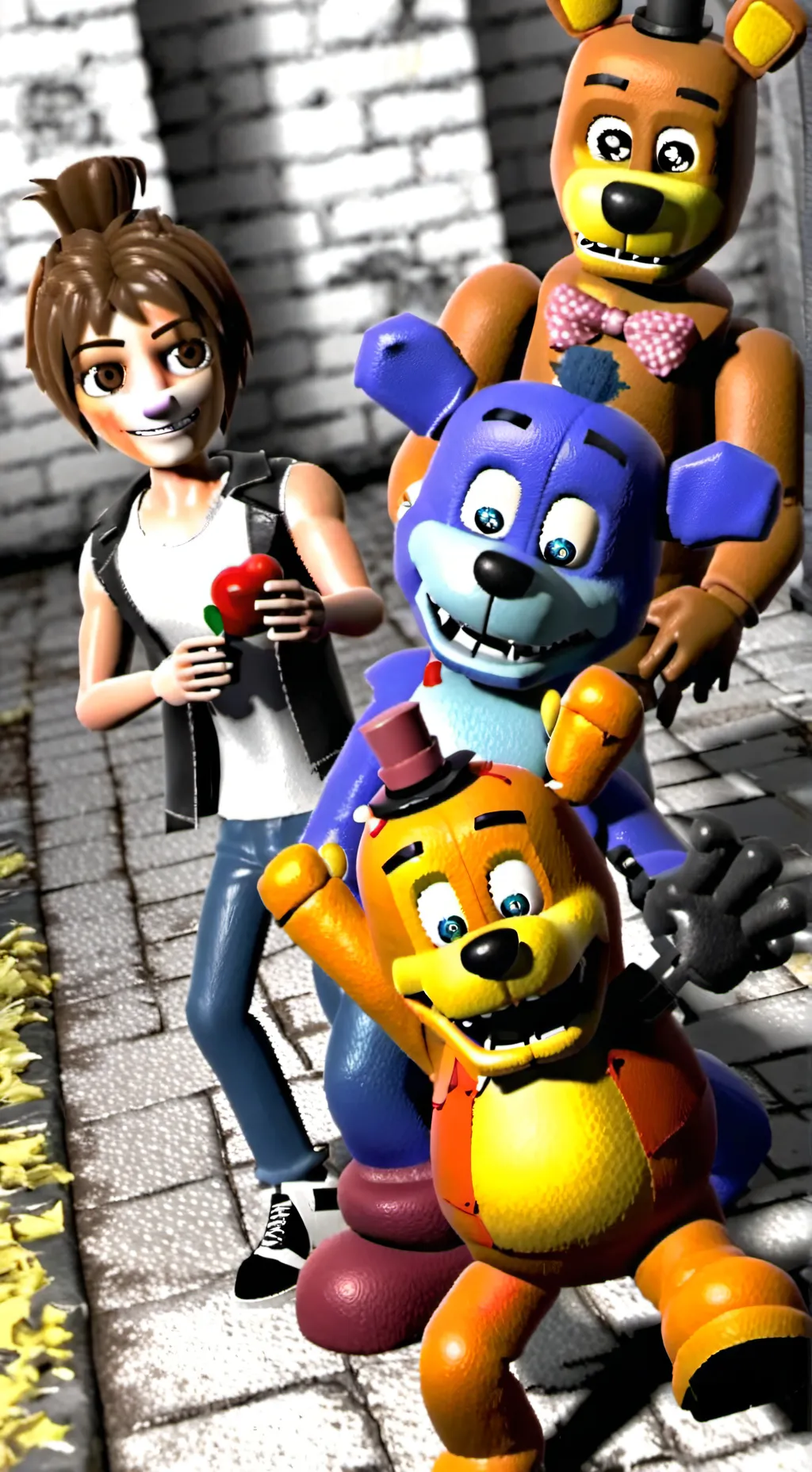 ai character: fnaf2 background