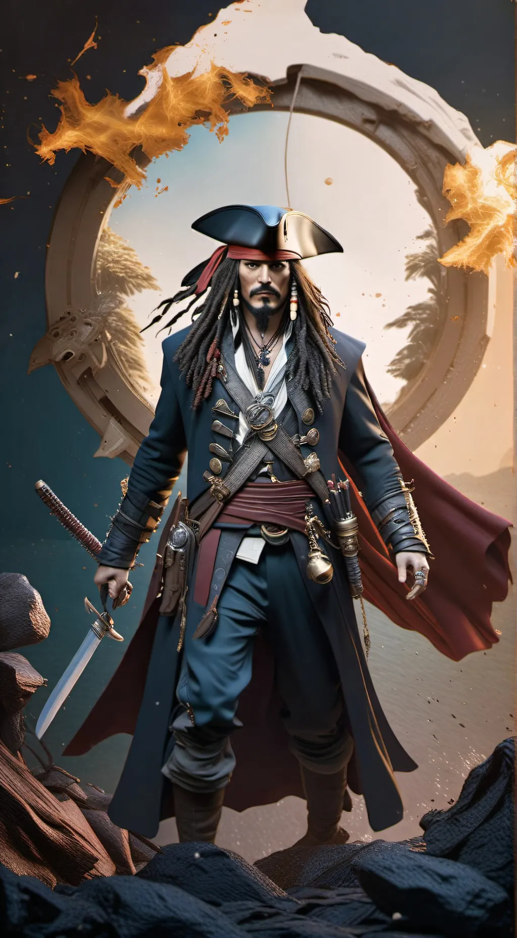 ai character: avengers  background