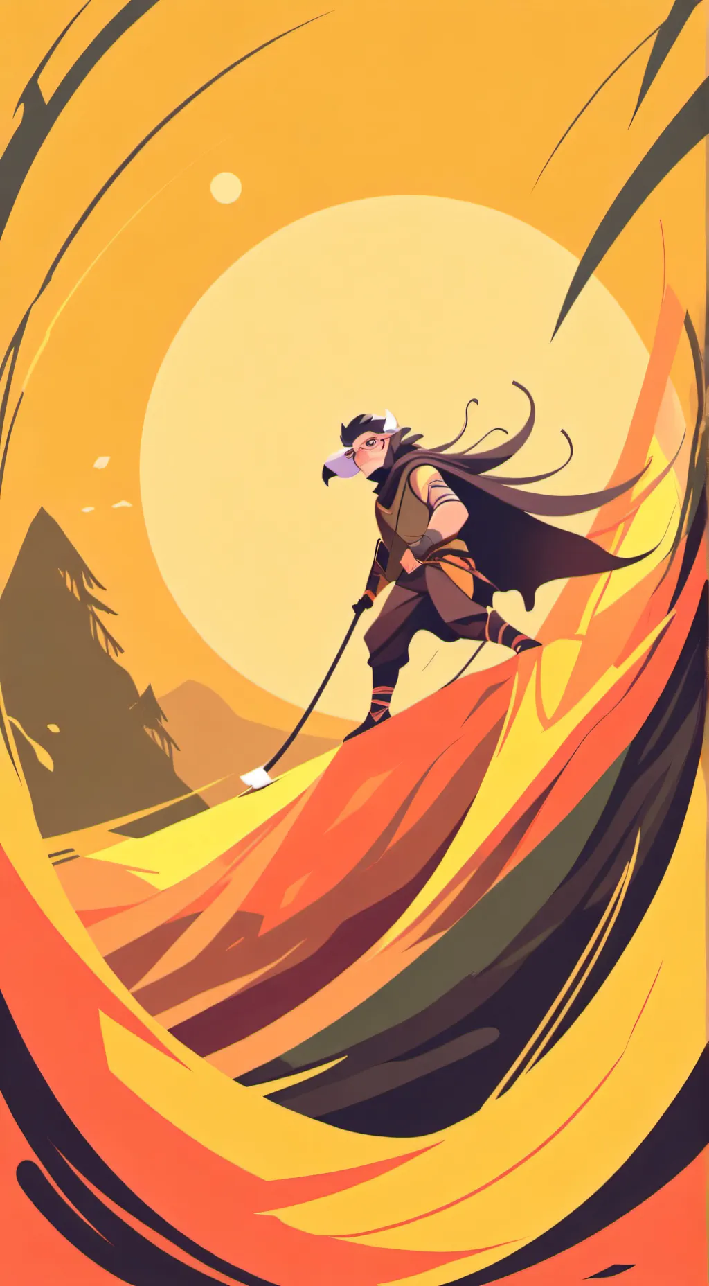 ai character: Jerry y tom background