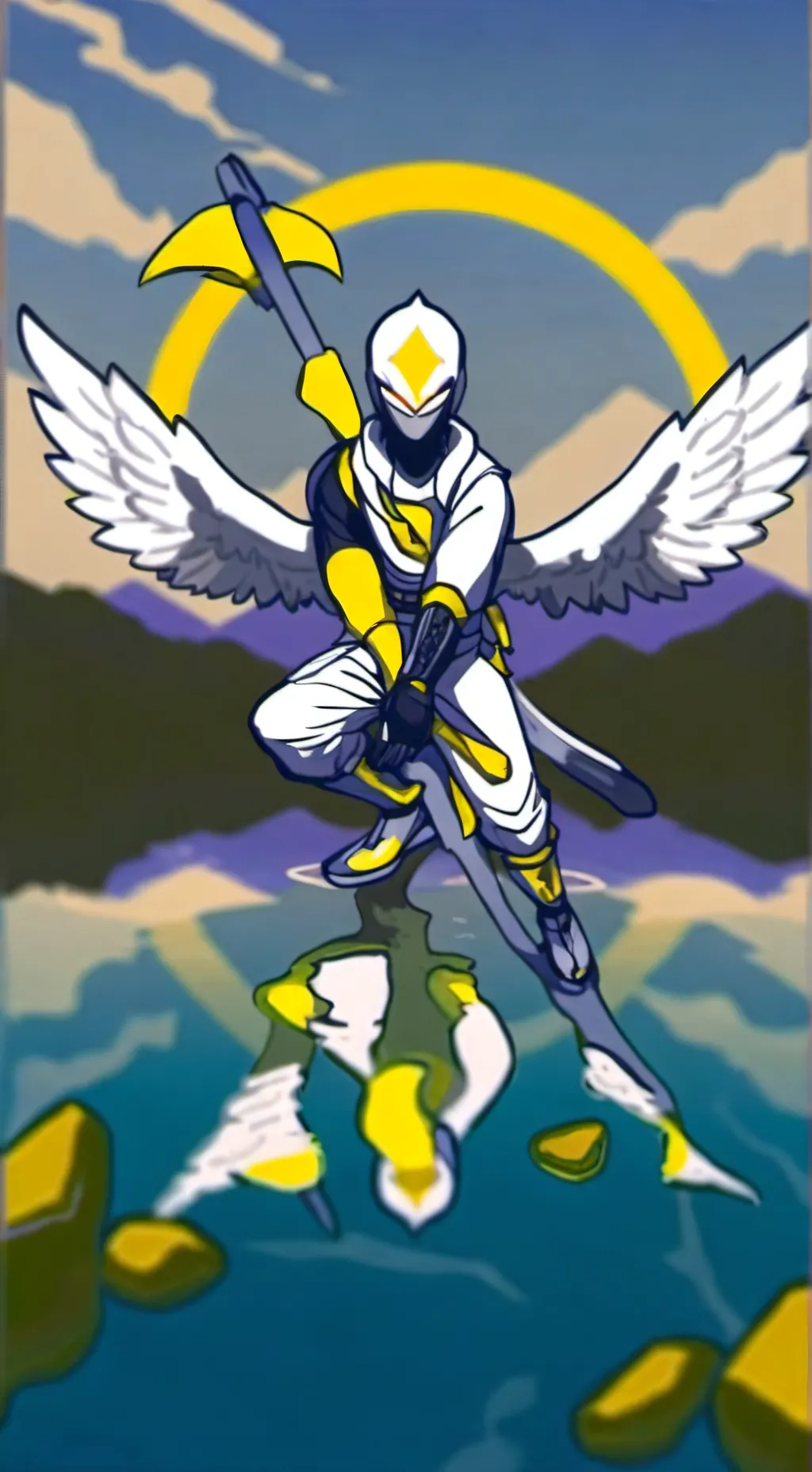 ai character: hell and Adam  background