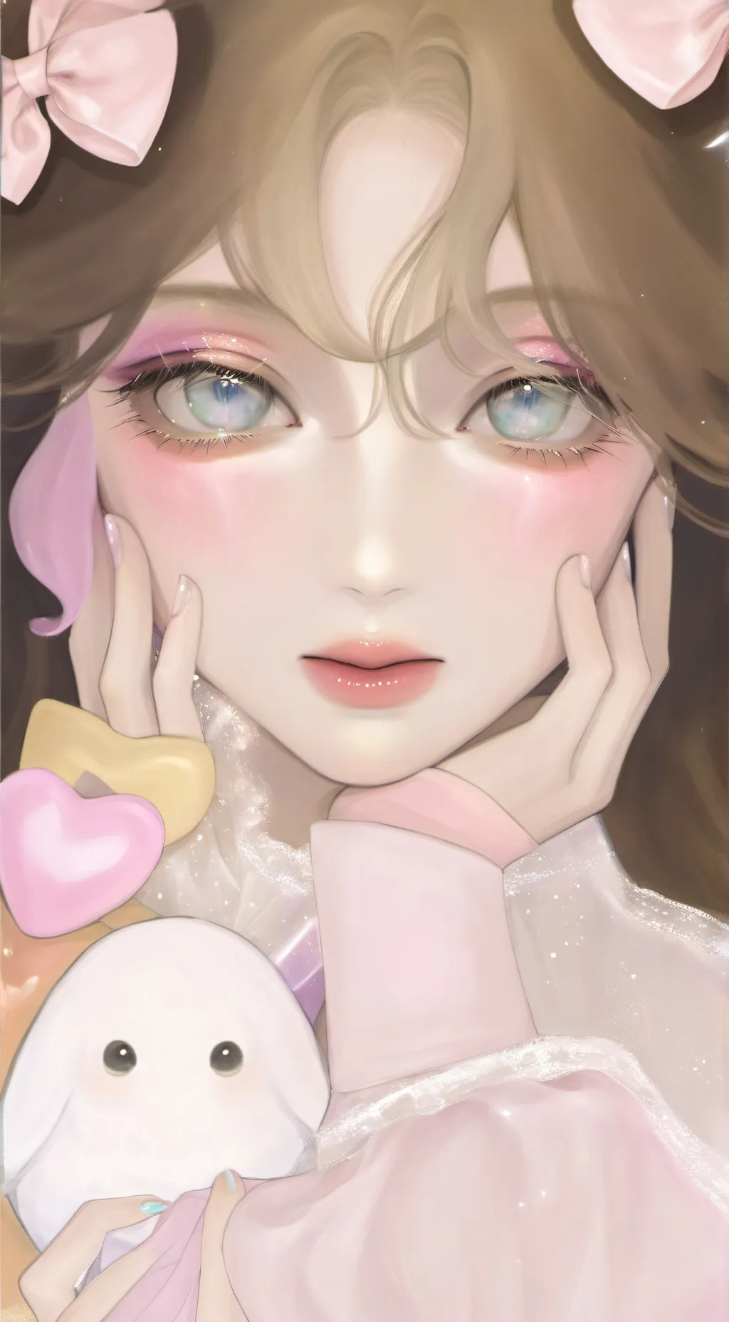 ai character: MHA new year background