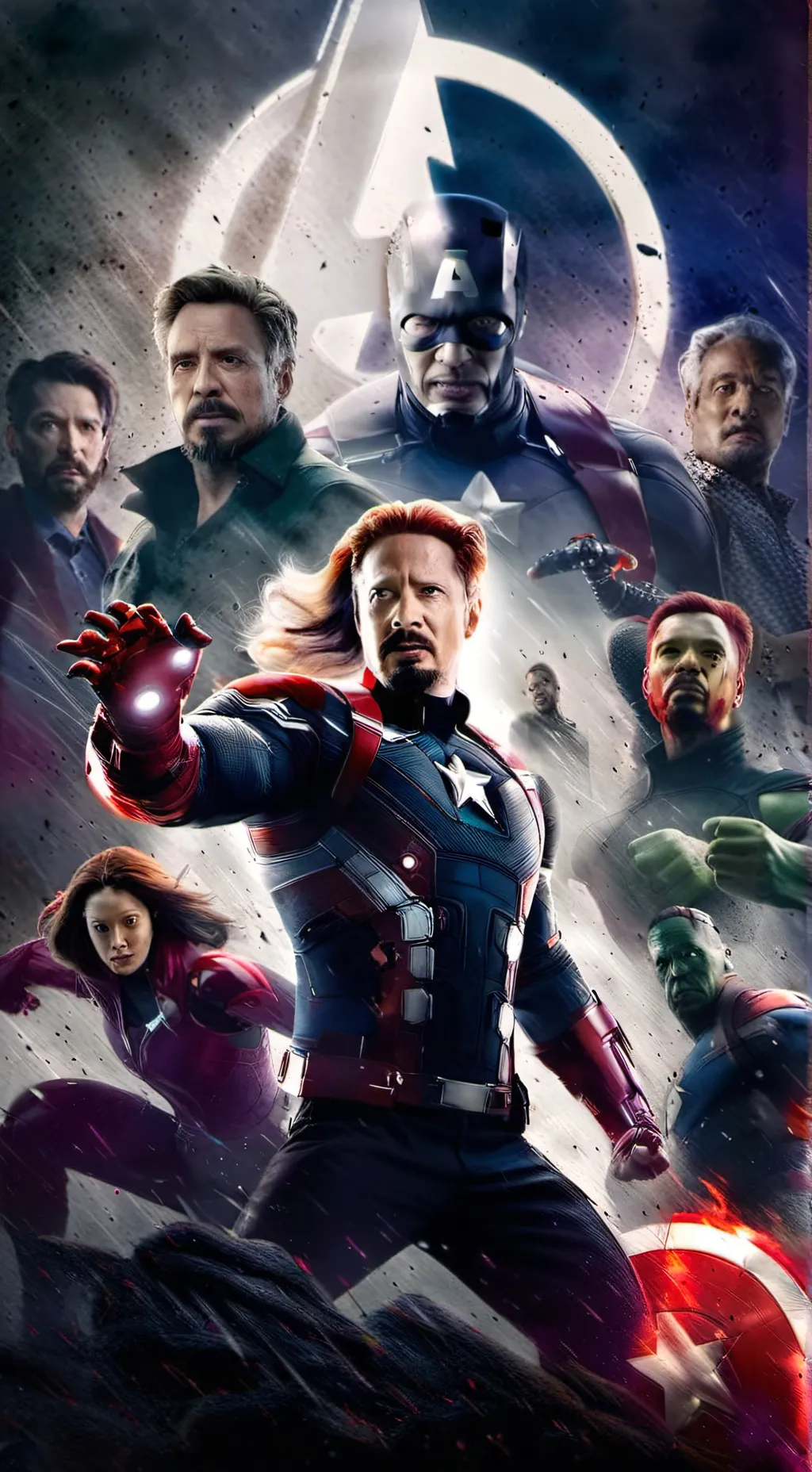 ai character: little avenger background