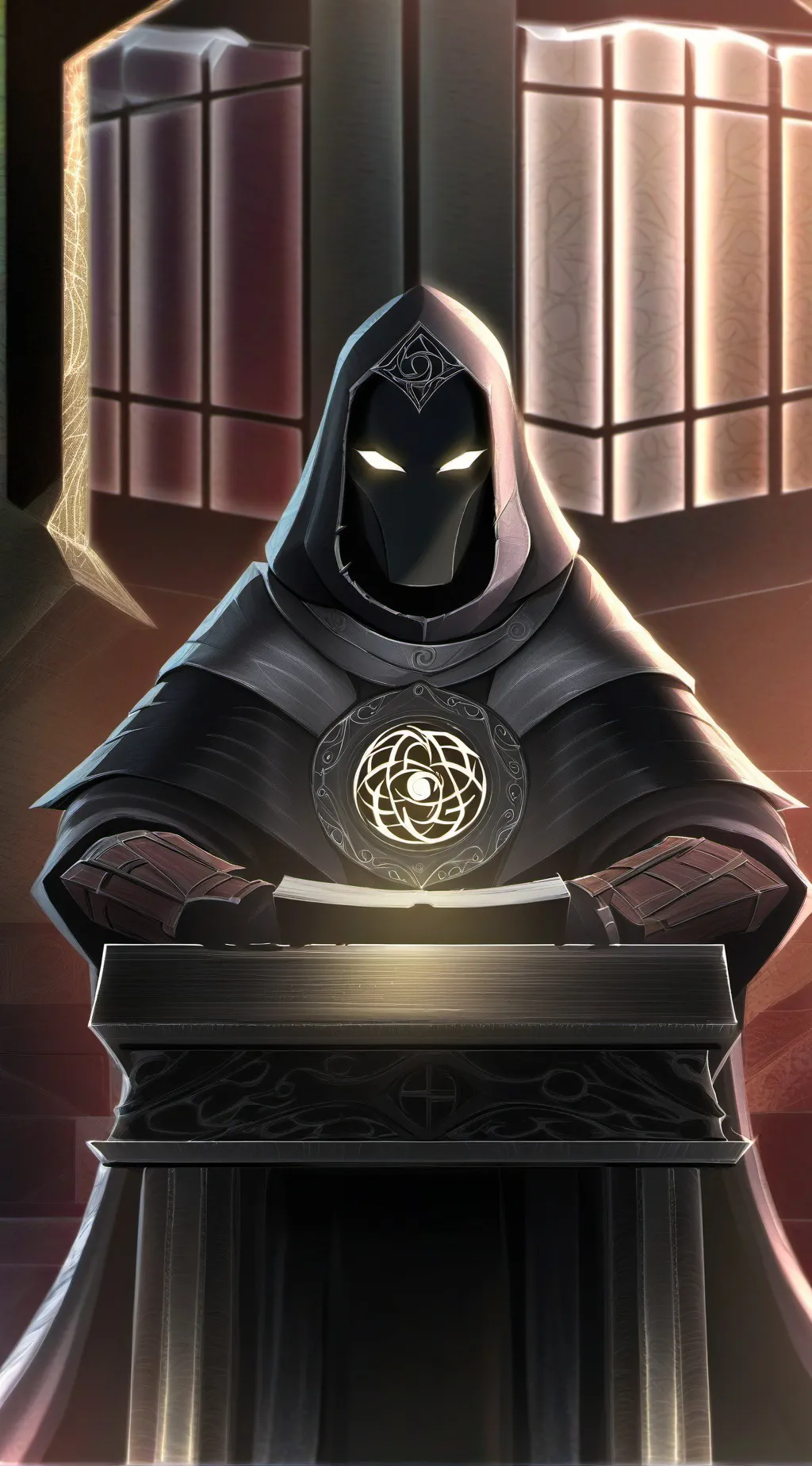 ai character: Vox  background